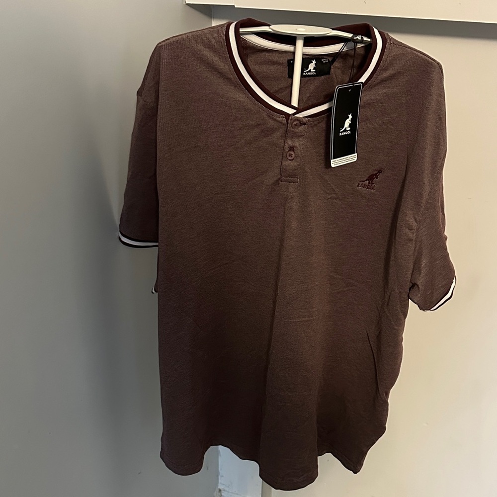 Kangol Polo Shirt with White Accents size XXL